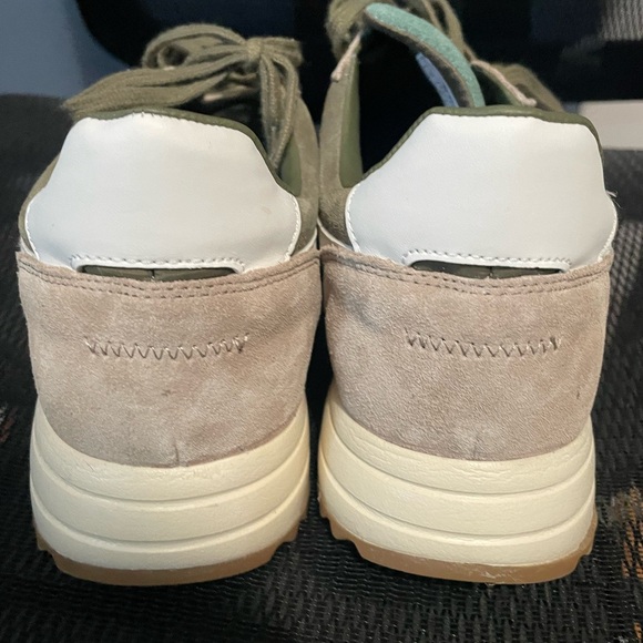 Gola Retro Stylish Green and Beige Men's Sneakers - Picture 4 of 8